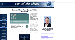 Desktop Screenshot of bone-and-joint-pain.com