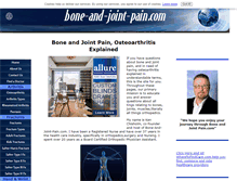 Tablet Screenshot of bone-and-joint-pain.com